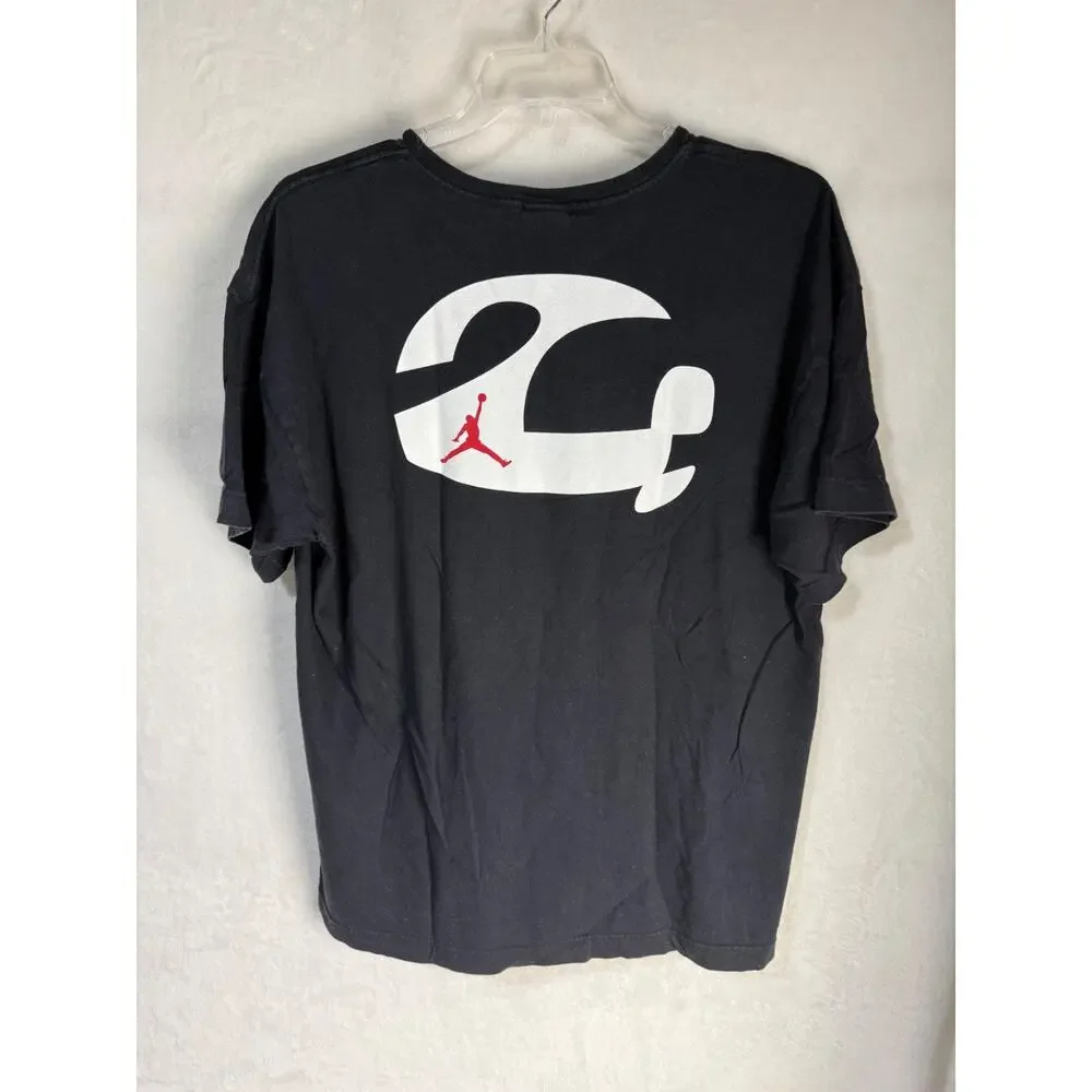 Vintage Jordan Brand 23 Two Three Black Shirt Size Adult XL